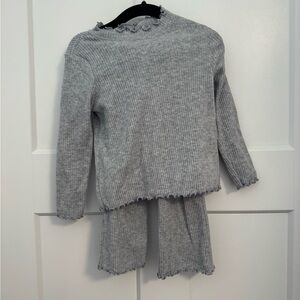 Old Navy Kids Ribbed Gray Set